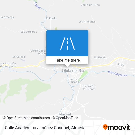 Calle Académico Jiménez Casquet map