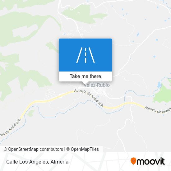 Calle Los Ángeles map