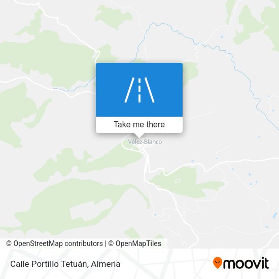 Calle Portillo Tetuán map