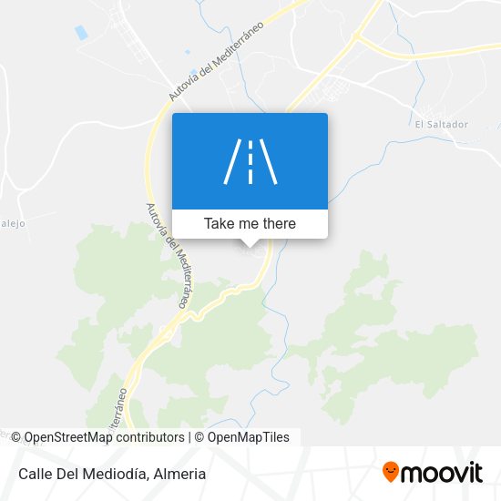Calle Del Mediodía map