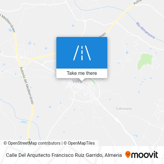 Calle Del Arquitecto Francisco Ruiz Garrido map