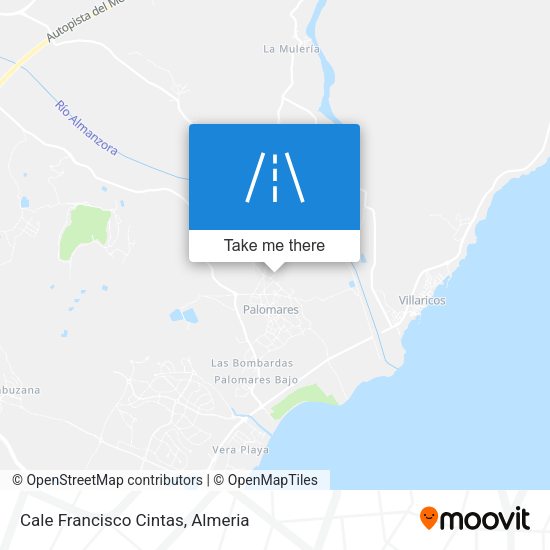 Cale Francisco Cintas map