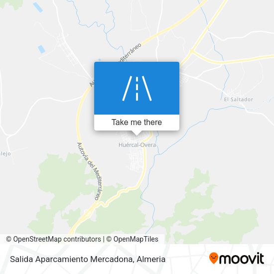Salida Aparcamiento Mercadona map
