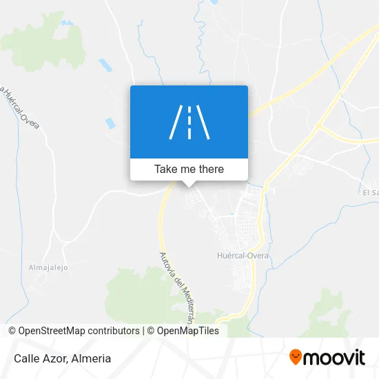 Calle Azor map
