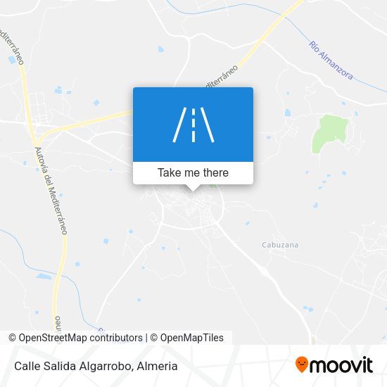 Calle Salida Algarrobo map