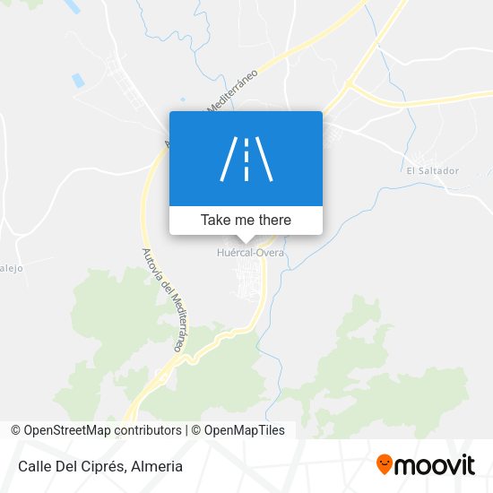 Calle Del Ciprés map