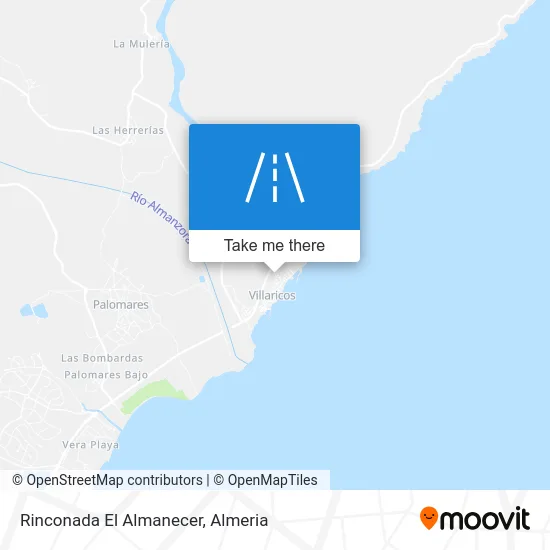 Rinconada El Almanecer map