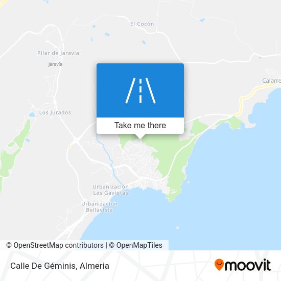 Calle De Géminis map