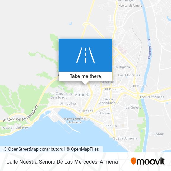 Calle Nuestra Señora De Las Mercedes map