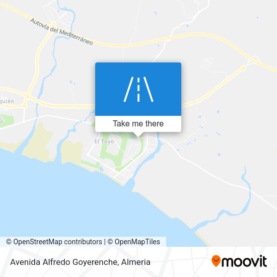 Avenida Alfredo Goyerenche map