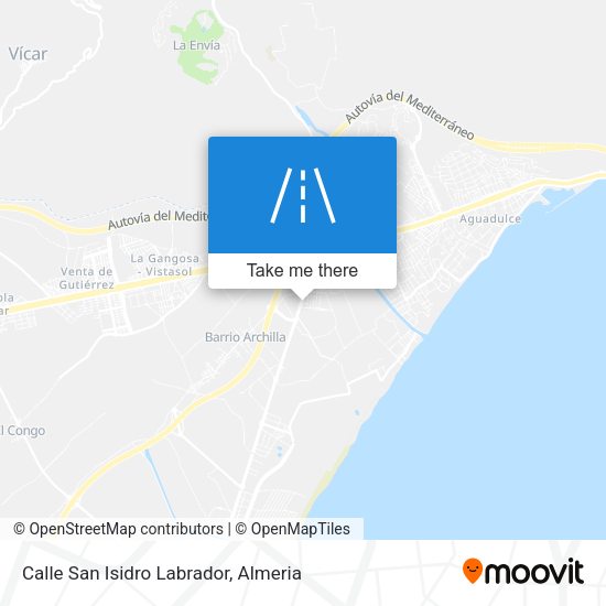 Calle San Isidro Labrador map