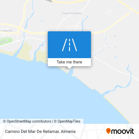 Camino Del Mar De Retamar map