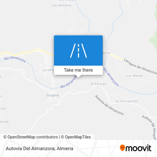 Autovía Del Almanzora map