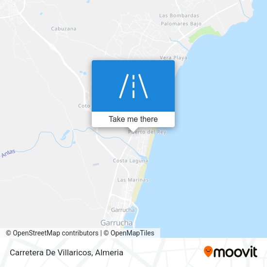 Carretera De Villaricos map