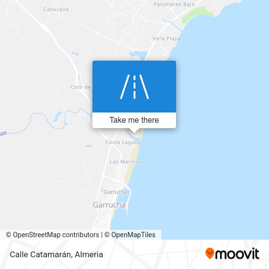 Calle Catamarán map