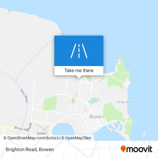 Brighton Road map