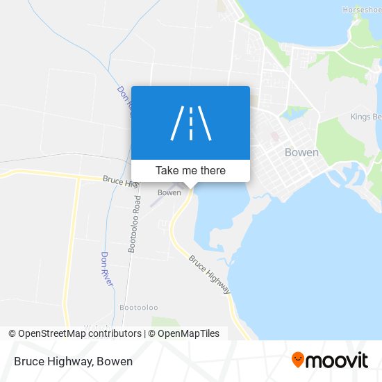 Bruce Highway map