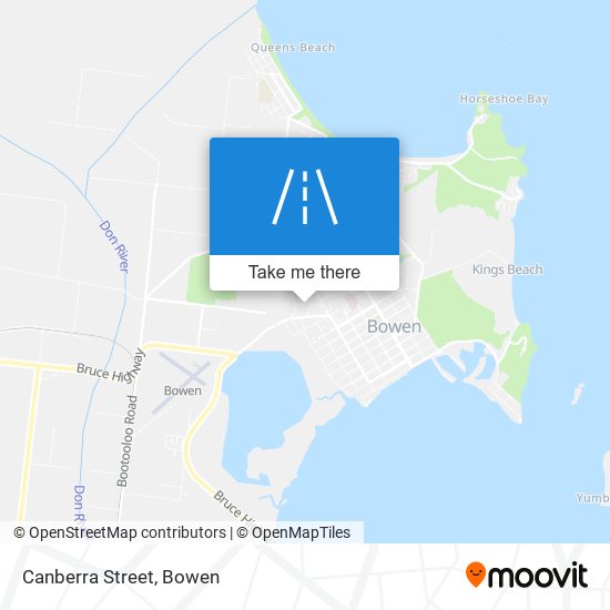 Canberra Street map