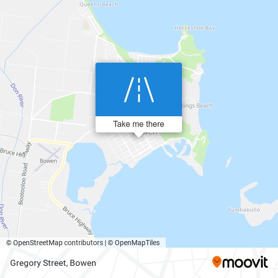 Gregory Street map