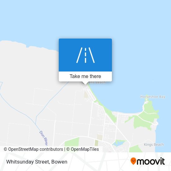 Whitsunday Street map