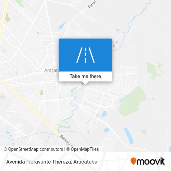 Avenida Fioravante Thereza map