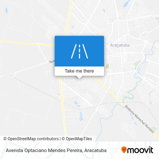 Avenida Optaciano Mendes Pereira map