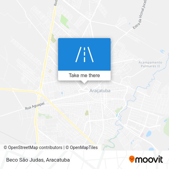 Beco São Judas map