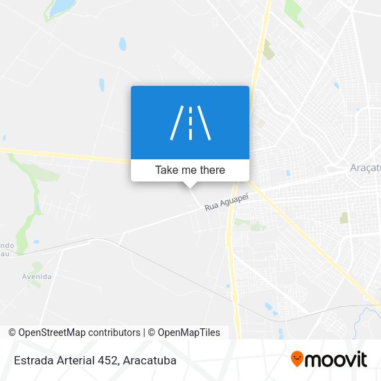 Estrada Arterial 452 map