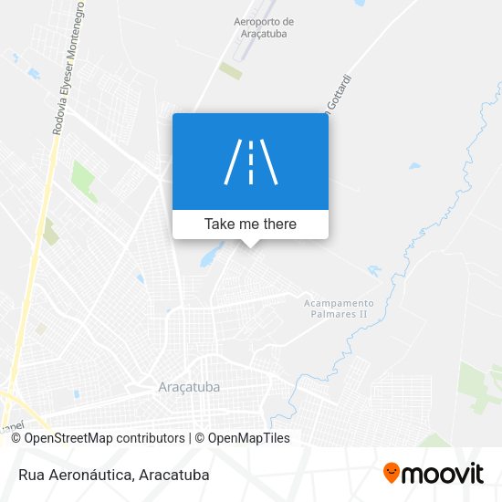 Rua Aeronáutica map