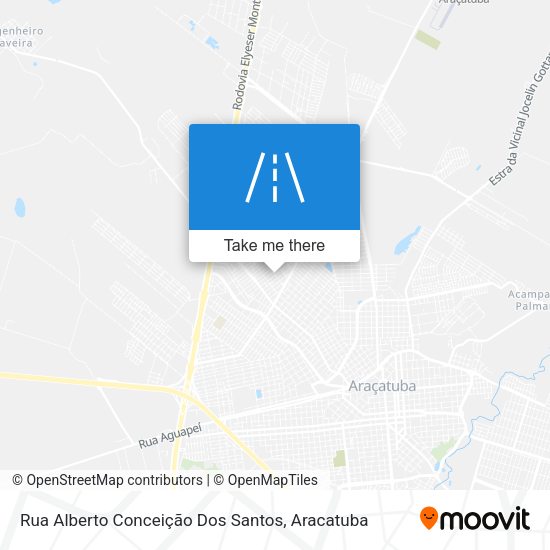 Rua Alberto Conceição Dos Santos map