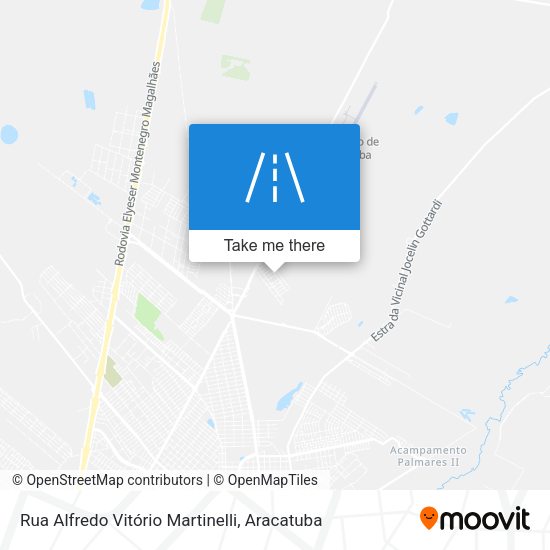 Rua Alfredo Vitório Martinelli map