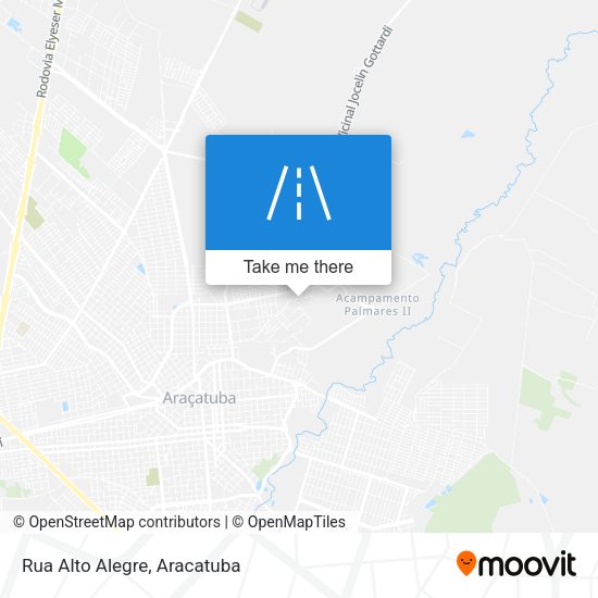 Rua Alto Alegre map