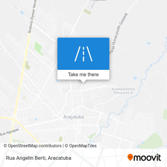 Rua Angelin Berti map