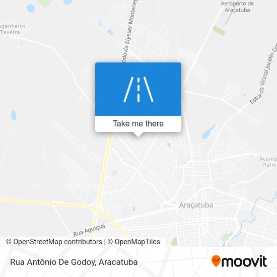 Rua Antônio De Godoy map