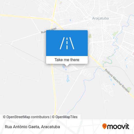 Rua Antônio Gaeta map