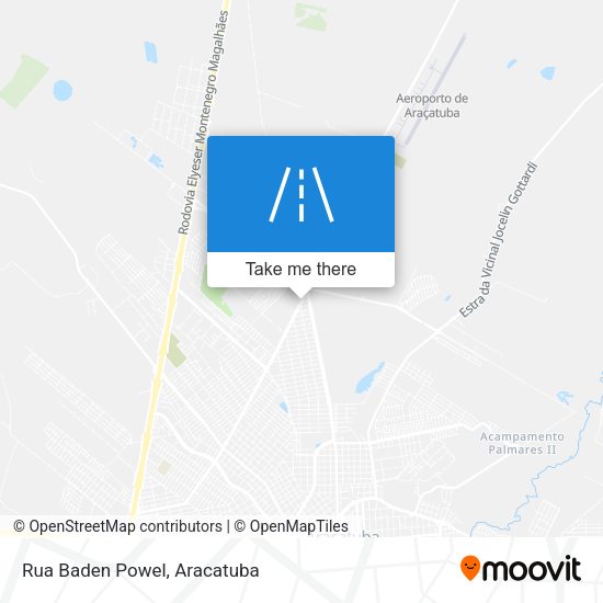 Rua Baden Powel map