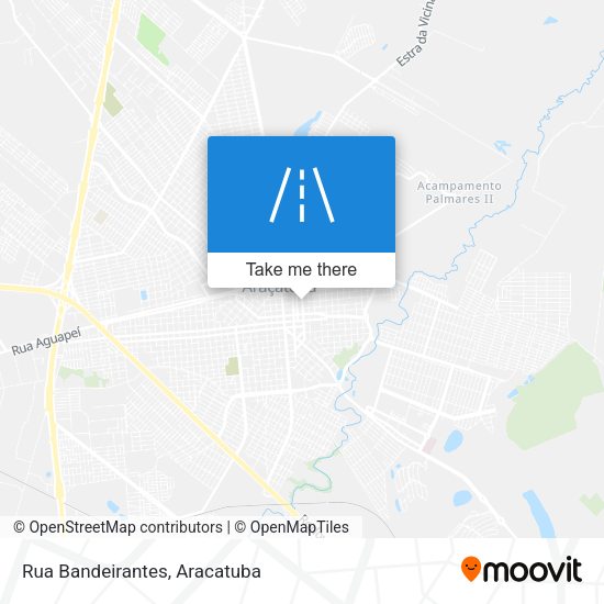 Rua Bandeirantes map