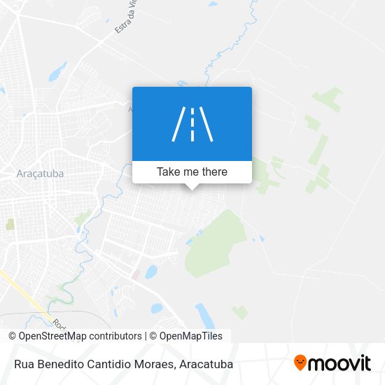 Rua Benedito Cantidio Moraes map