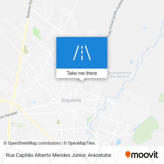 Rua Capitão Alberto Mendes Júnior map