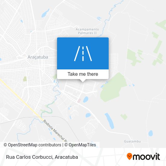 Rua Carlos Corbucci map