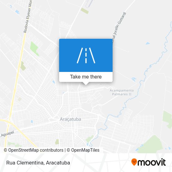 Rua Clementina map