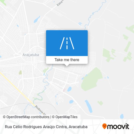 Rua Célio Rodrigues Araújo Cintra map