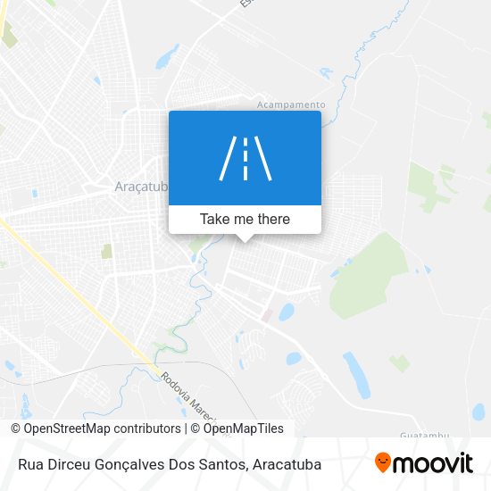 Rua Dirceu Gonçalves Dos Santos map