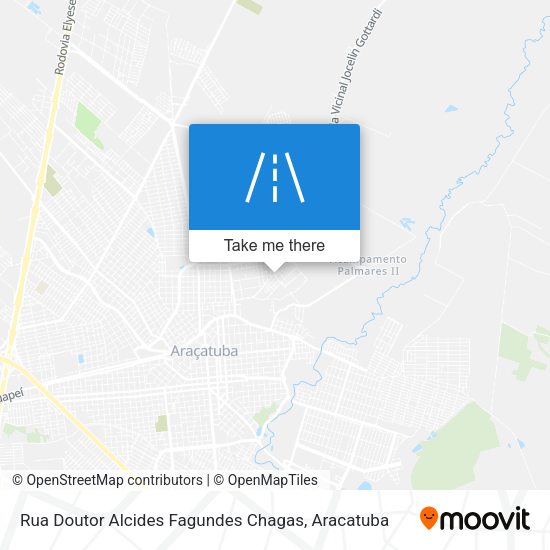 Rua Doutor Alcides Fagundes Chagas map