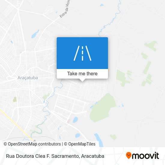 Rua Doutora Clea F. Sacramento map