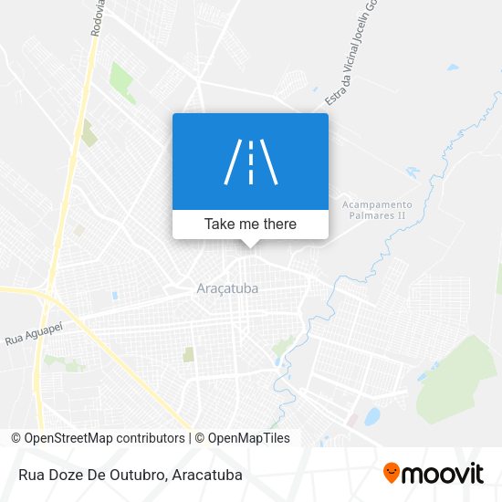Rua Doze De Outubro map