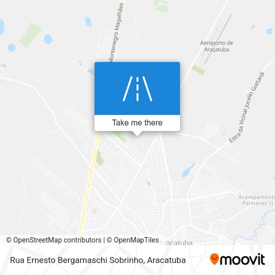 Rua Ernesto Bergamaschi Sobrinho map