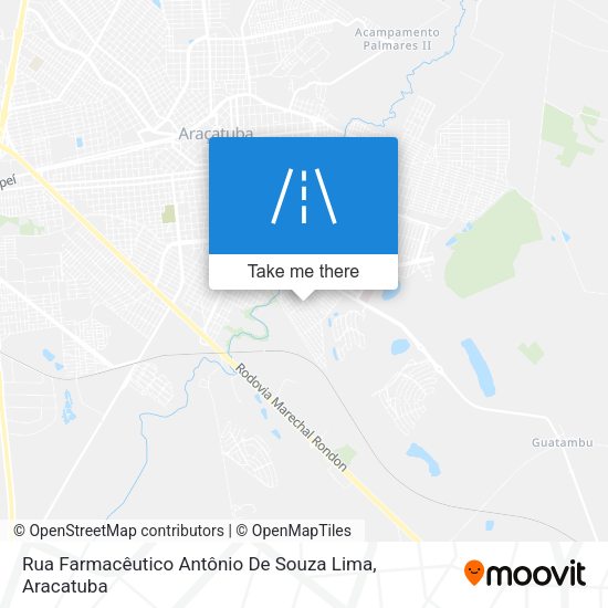 Rua Farmacêutico Antônio De Souza Lima map