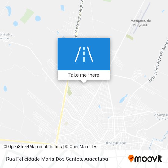 Rua Felicidade Maria Dos Santos map