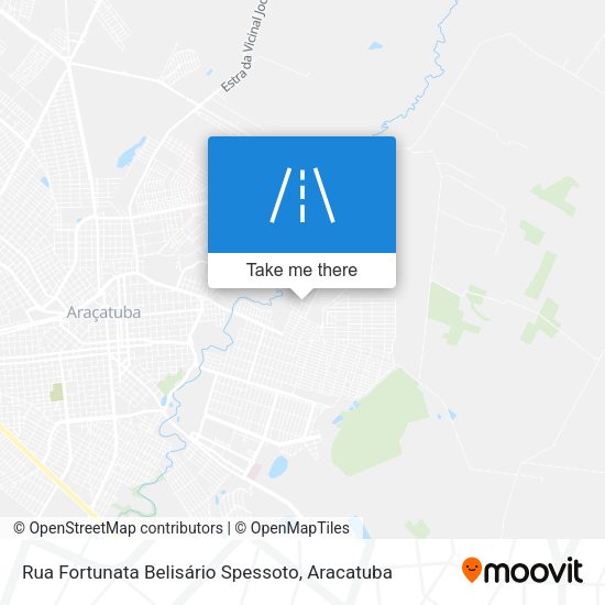 Rua Fortunata Belisário Spessoto map